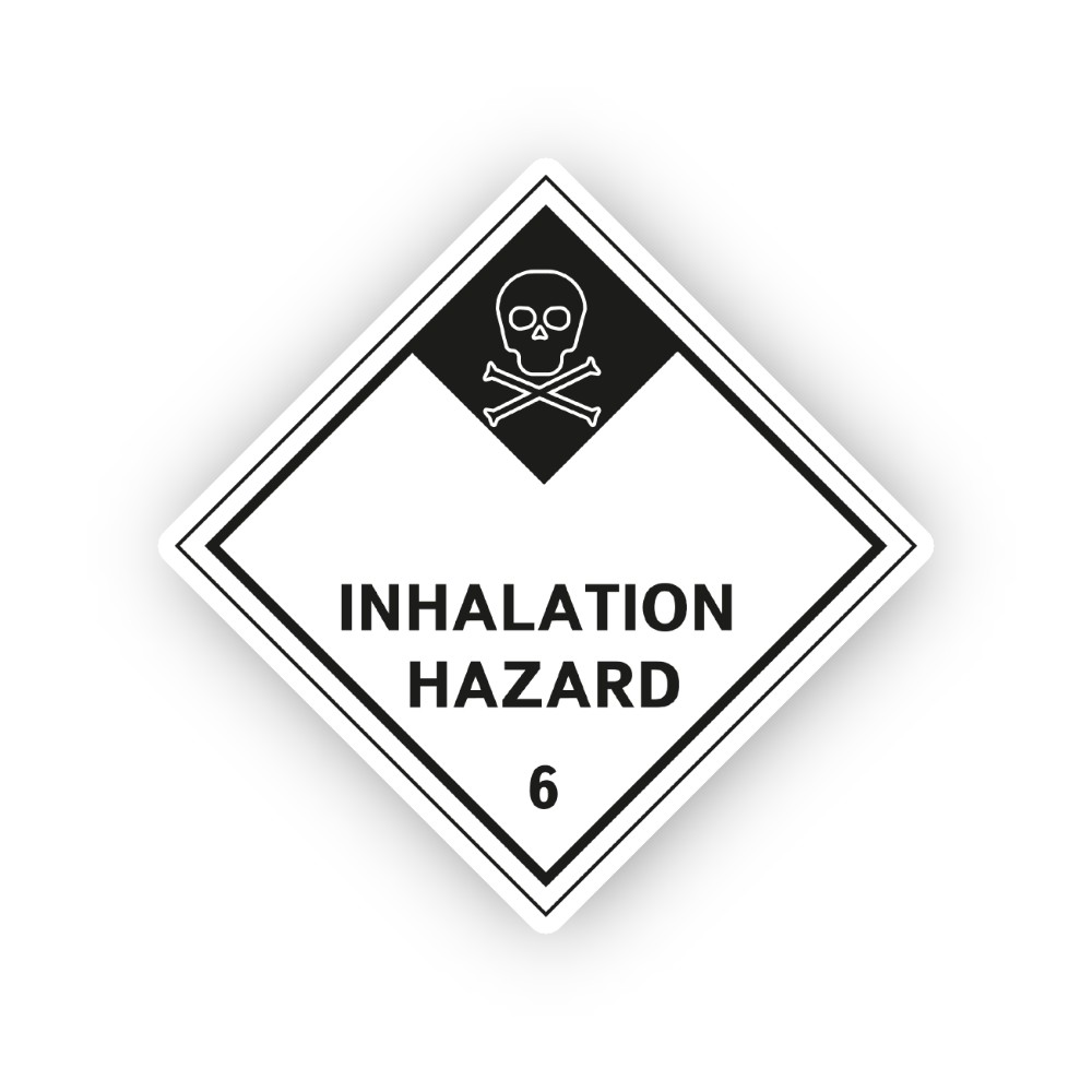 Black White Skull Top Six Label Diamond Vinyl Decal Stickers