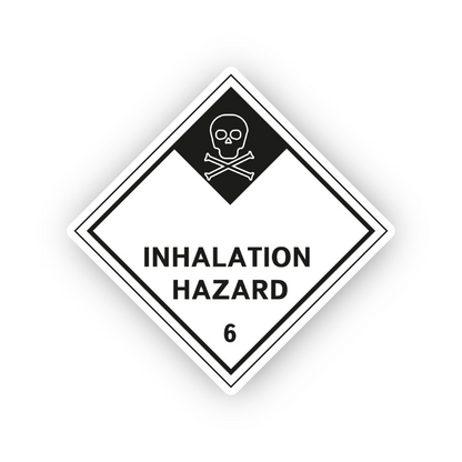 Black White Skull Top Six Label Diamond Vinyl Decal Stickers
