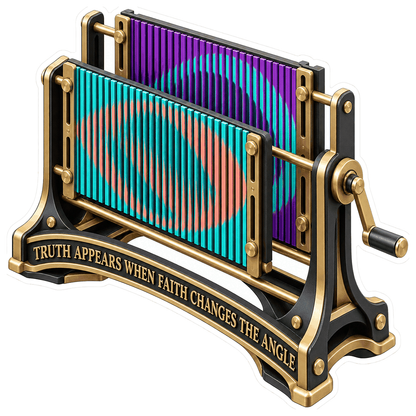 Truth Layered Purple and Teal Stripe Screens Art Vinyl Decal Stickers