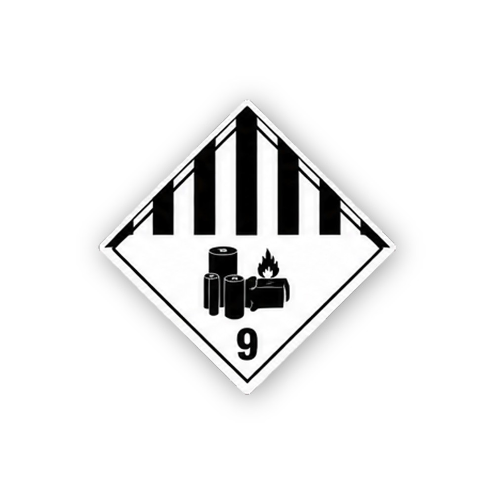 Striped Compact Battery Flame Nine Diamond Vinyl Decal Stickers