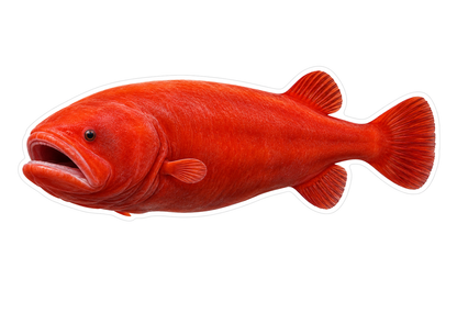 Velvet Whalefish Art Vinyl Decal Stickers
