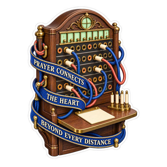 Telephone Switchboard Prayer Lettering Vinyl Decal Stickers
