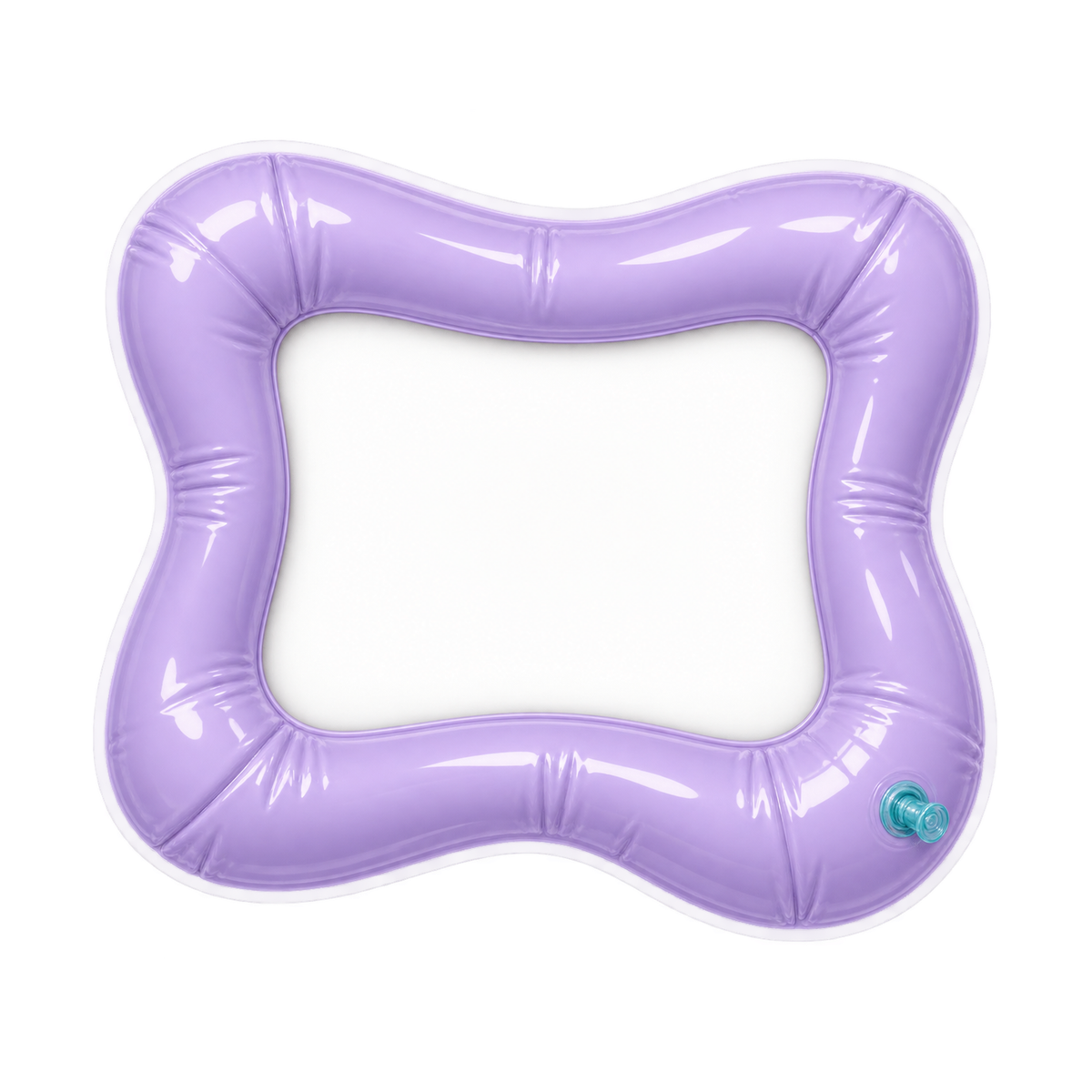 Lavender Inflatable Square Frame Vinyl Decal Stickers