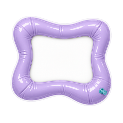 Lavender Inflatable Square Frame Vinyl Decal Stickers