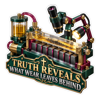 Optical Rail Truth Quote Art Vinyl Decal Stickers