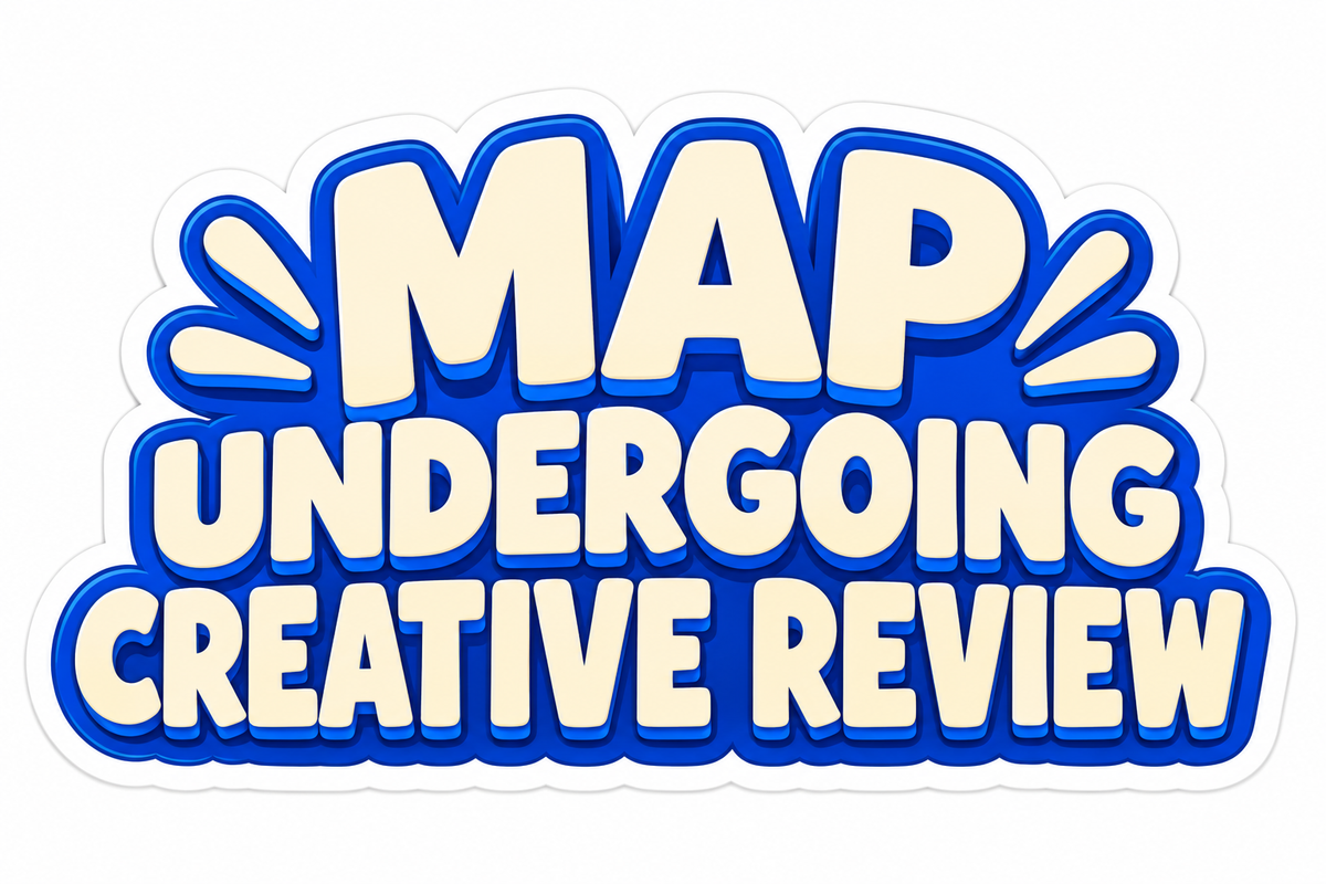 Map Undergoing Creative Review Quote Vinyl Decal Stickers