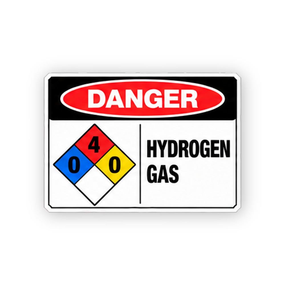 Red Hydrogen Four Zero Zero Split Panel Vinyl Decal Stickers