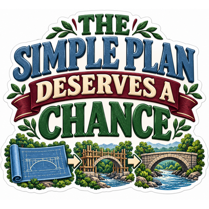 Bridge Plan Deserves Chance Quote Vinyl Decal Stickers