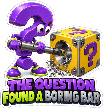 Purple Question Character Boring Yellow Cube Vinyl Decal Stickers
