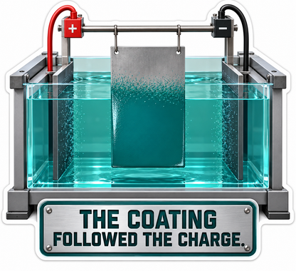 Teal Liquid Tank Coating Charge Quote Vinyl Decal Stickers