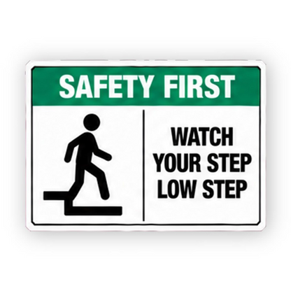 Green Watch Low Step Walking Figure Panel Vinyl Decal Stickers