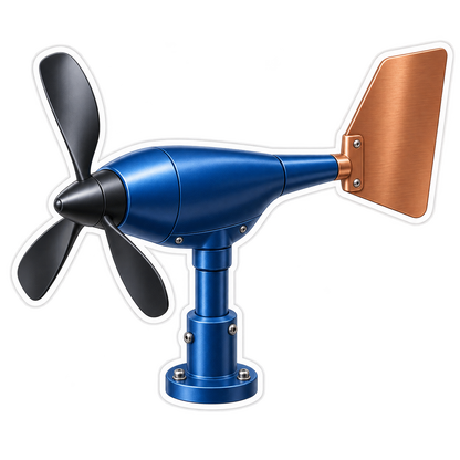 Blue Propeller Copper Tail Art Vinyl Decal Stickers