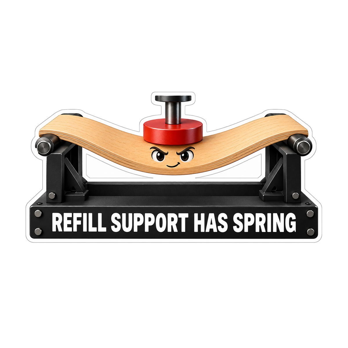 Wood Bed Slat Flex Support Quote Art Vinyl Decal Stickers