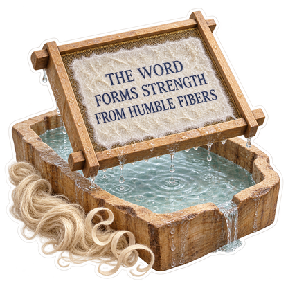 Paper Making Frame Faith Quote Art Vinyl Decal Stickers