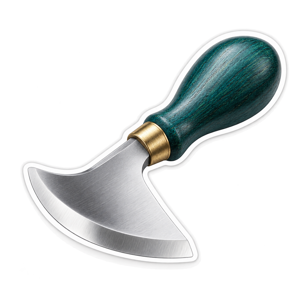 Green Handle Curved Craft Blade Art Vinyl Decal Stickers