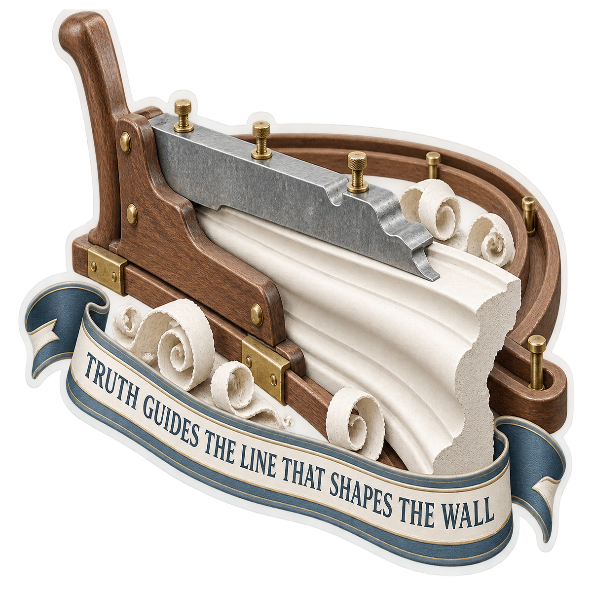 Decorative Molding Truth Quote Art Vinyl Decal Stickers