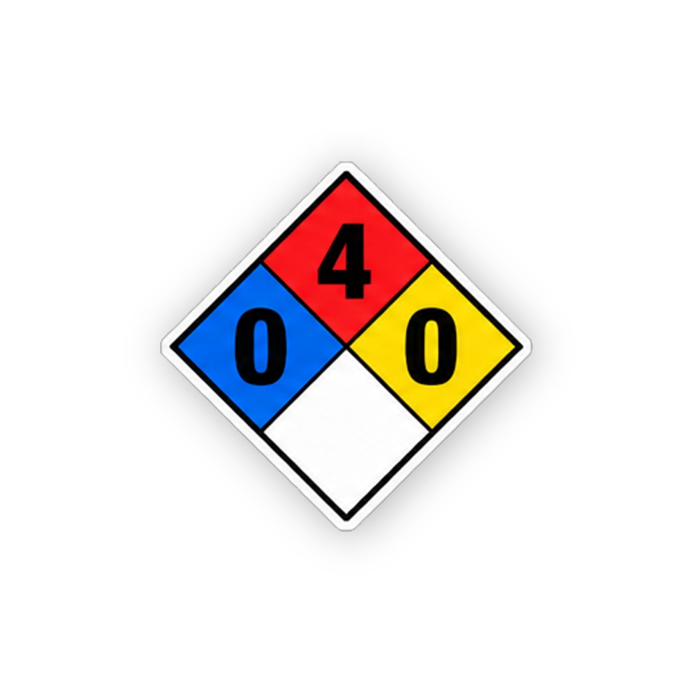 Red Blue Yellow Four Zero Zero Diamond Vinyl Decal Stickers