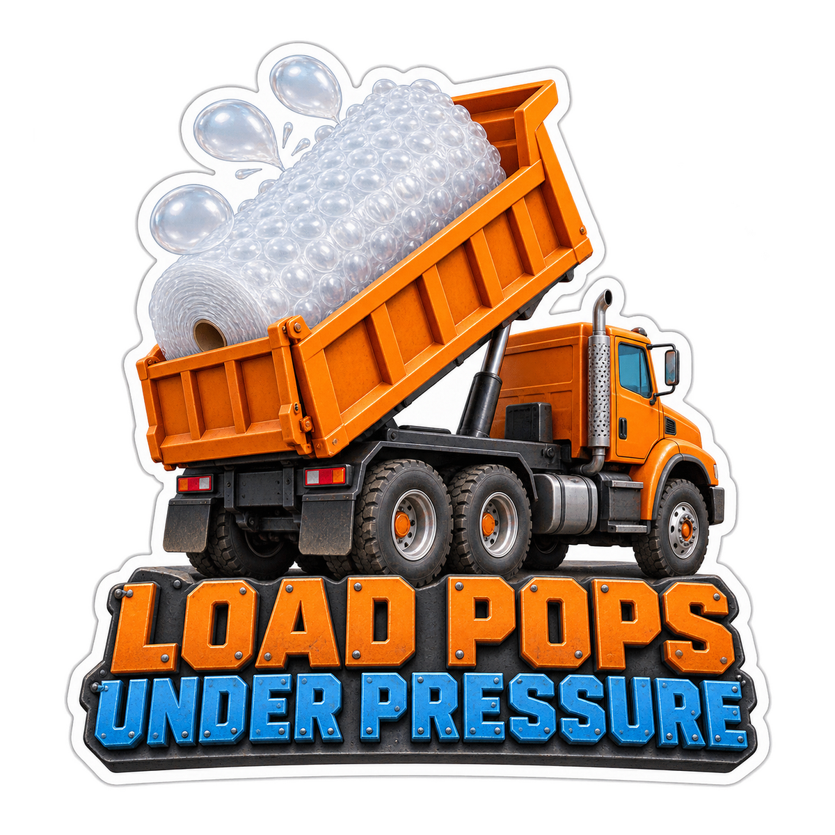Load Pops Under Pressure Vinyl Sticker Decal