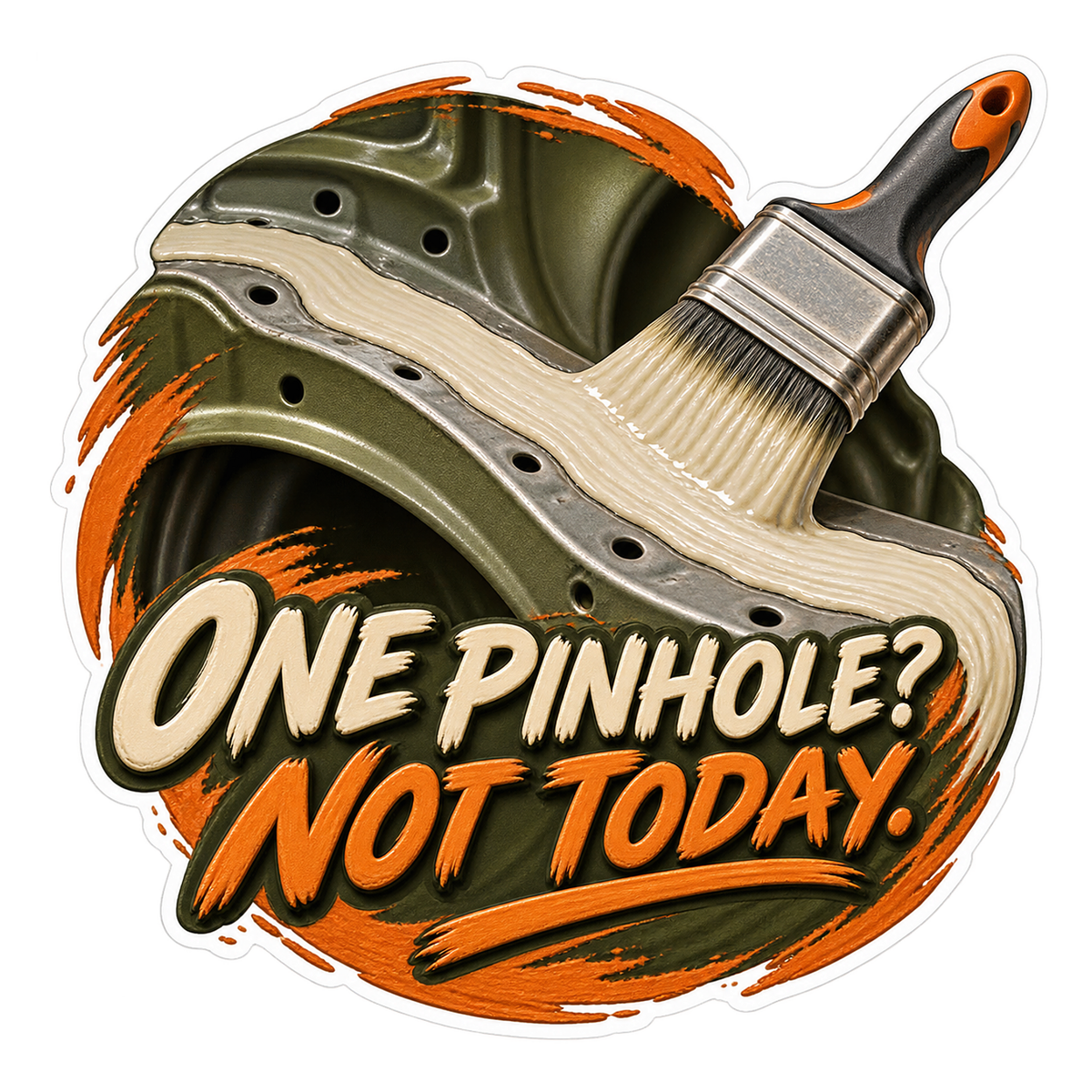 Wheelhouse Sealer Brush Stripe Vinyl Sticker Decal