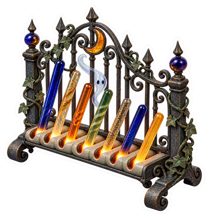 Maker Cobalt Glass Rod Cemetery Warming Gate Vinyl Sticker Decal