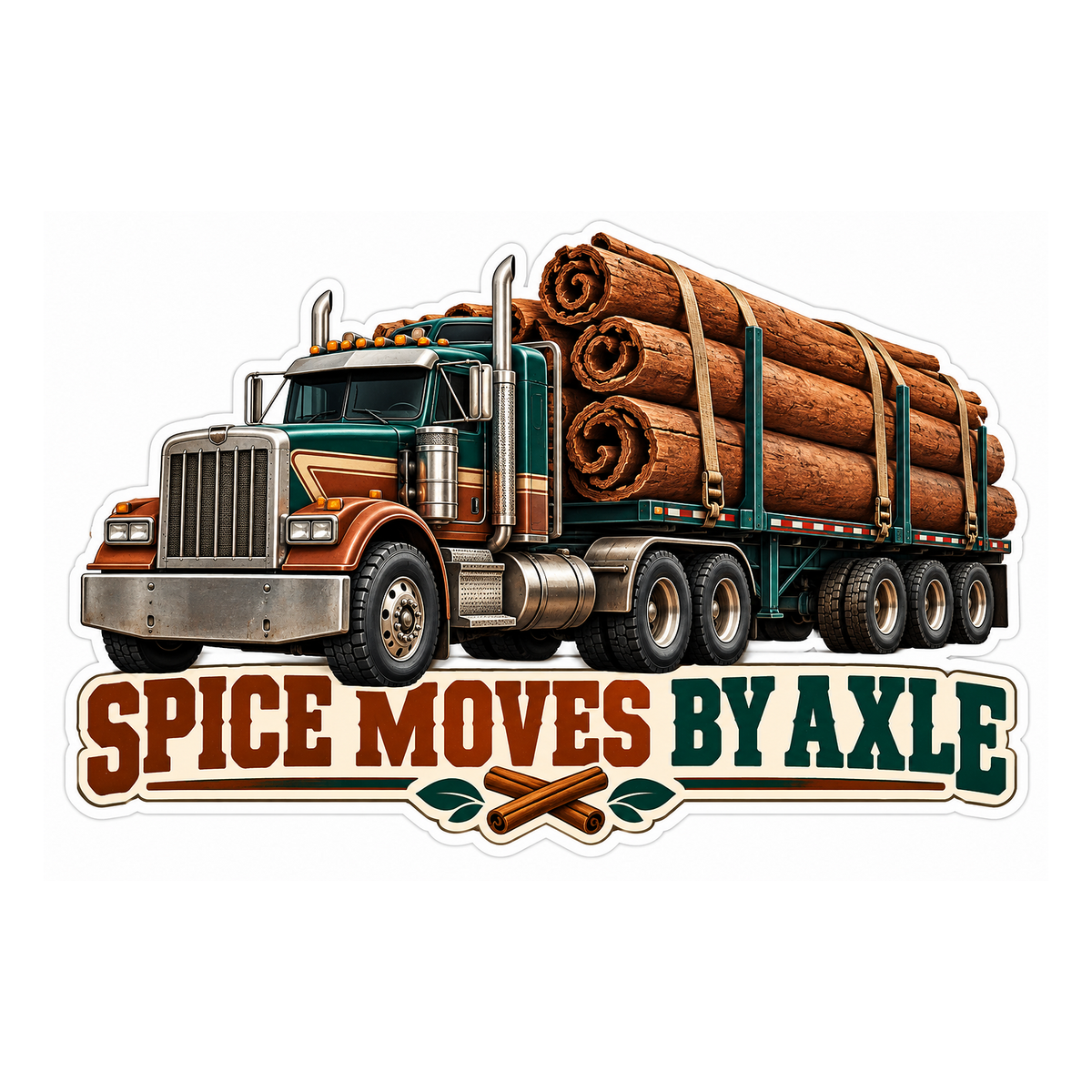 Spice Moves By Axle Vinyl Sticker Decal