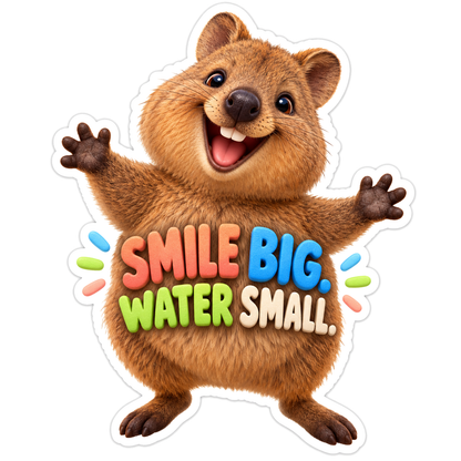Smile Big Vinyl Sticker Decal
