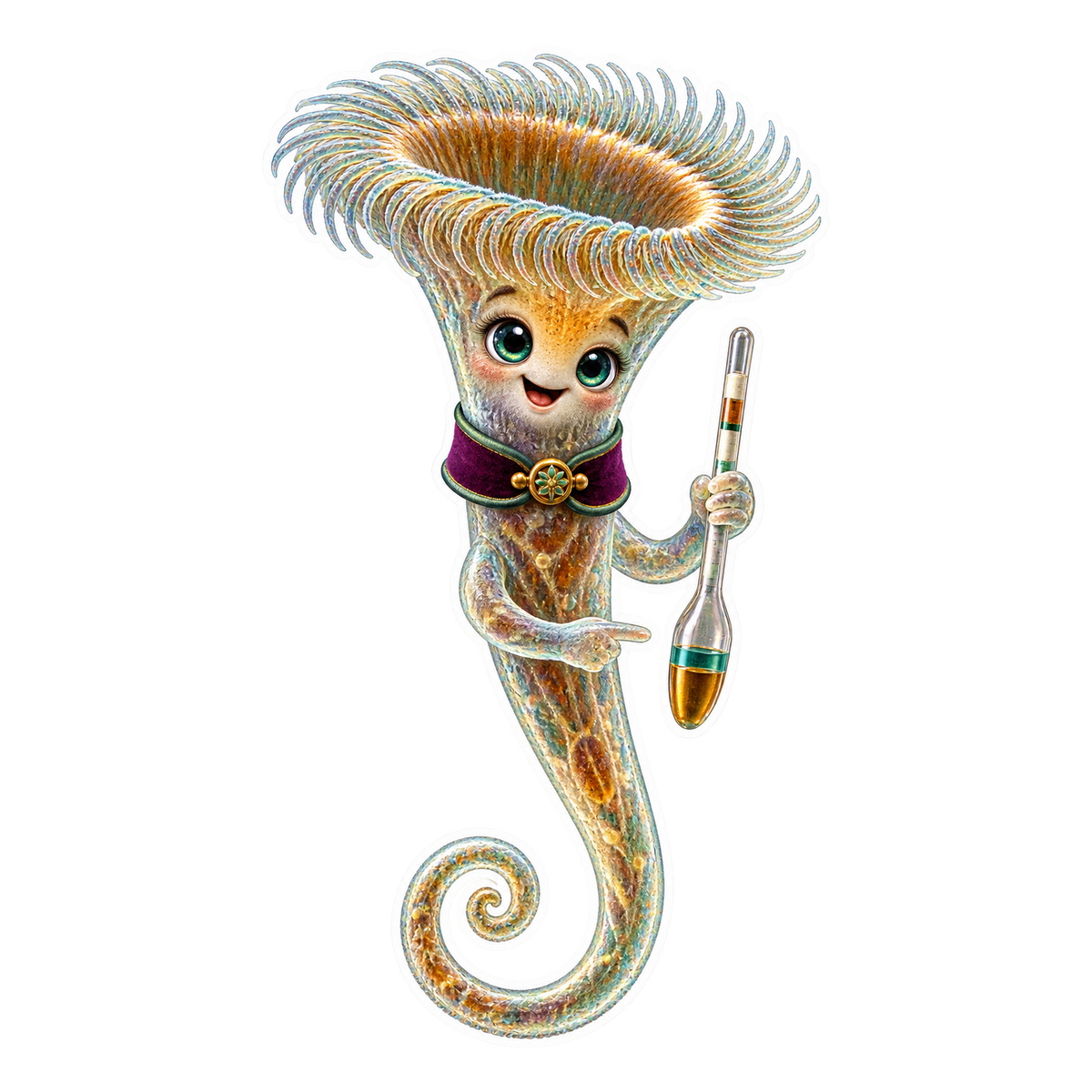 Christmas Selenite Stentor Piernik Hydrometer Vinyl Sticker Decal