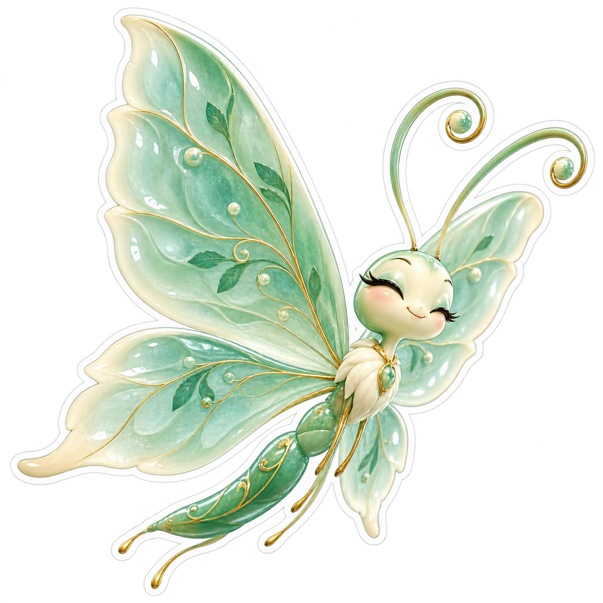 Celadon Pool Glide Vinyl Sticker Decal
