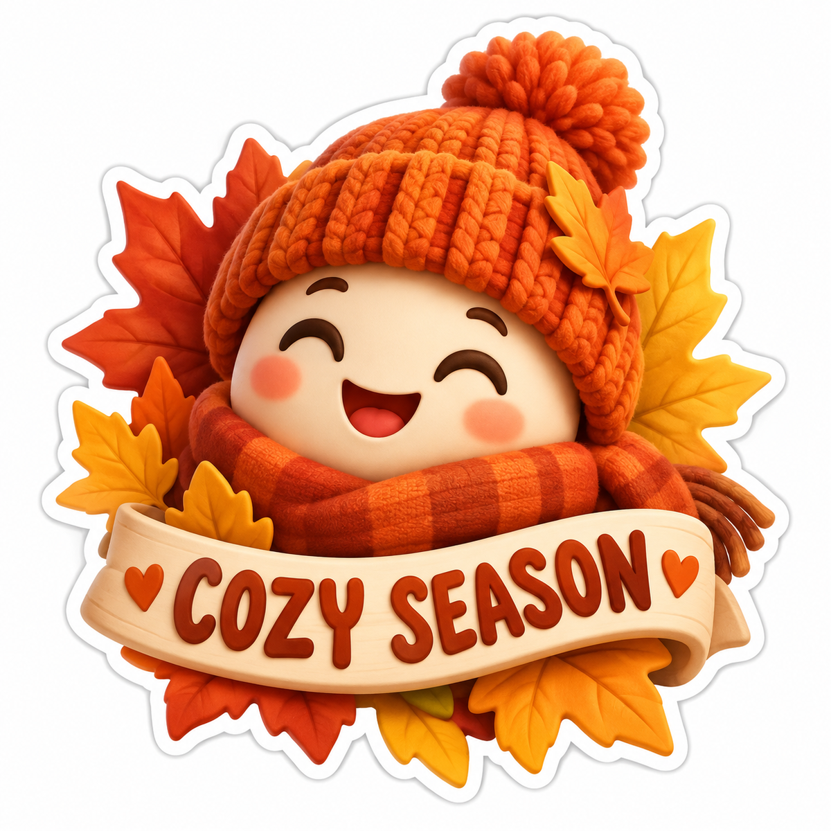 Cozy Season Vinyl Sticker Decal