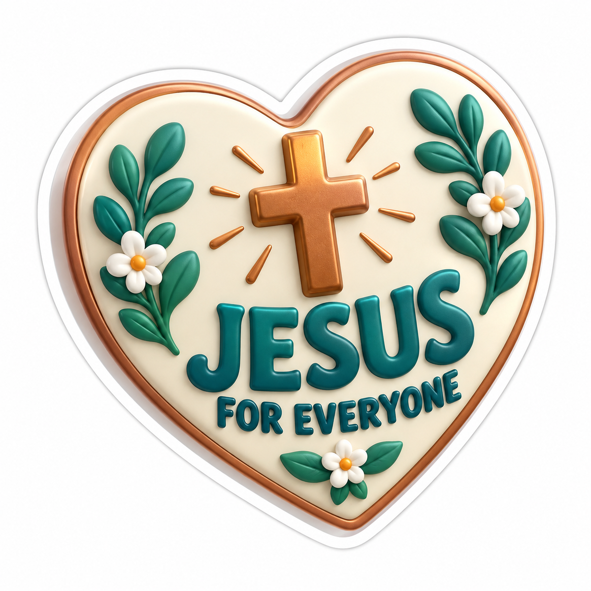 Jesus For Everyone Vinyl Sticker Decal