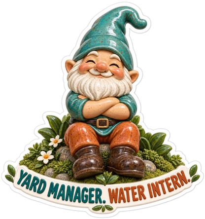 Yard Manager Vinyl Sticker Decal