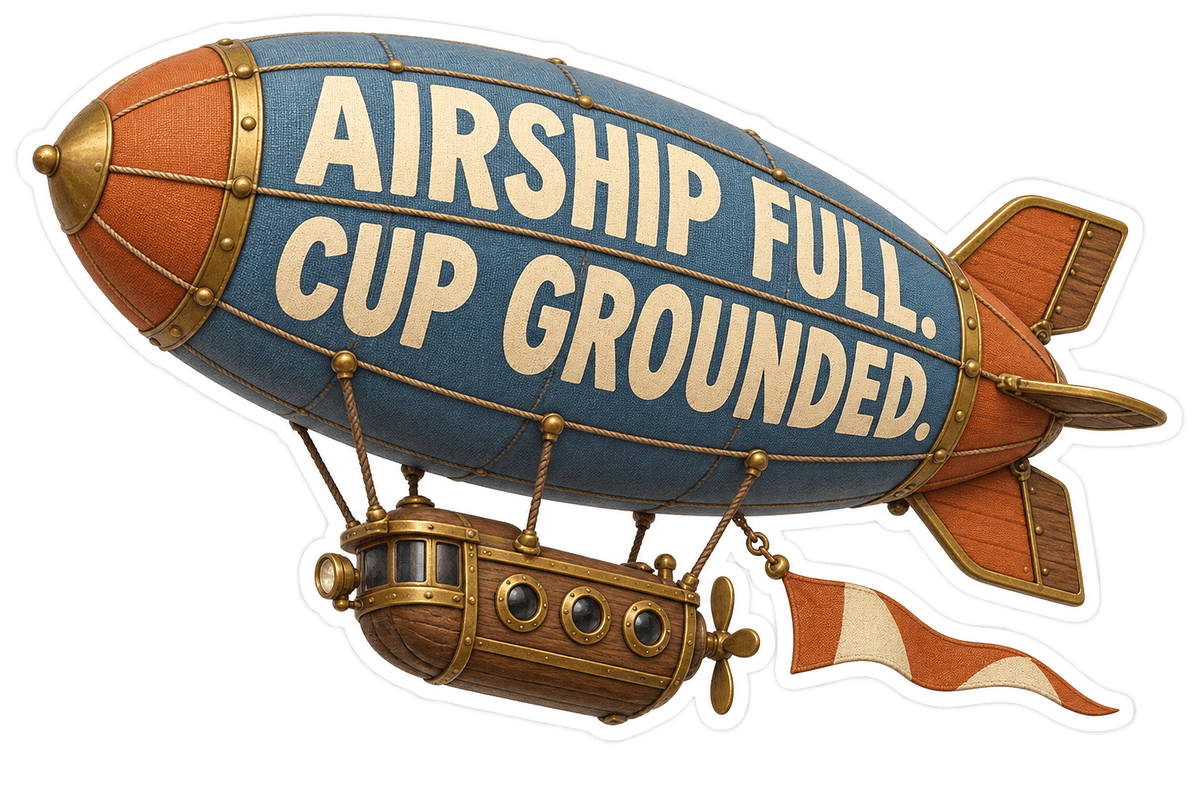 Airship Full Vinyl Sticker Decal