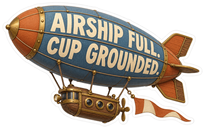 Airship Full Vinyl Sticker Decal