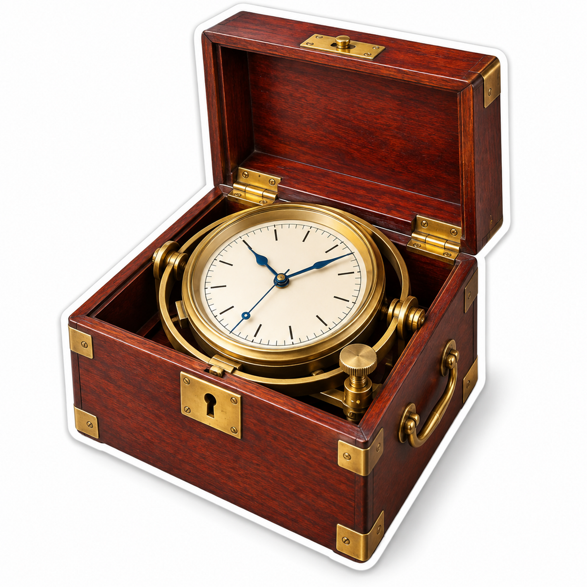 Marine Chronometer Vinyl Sticker Decal