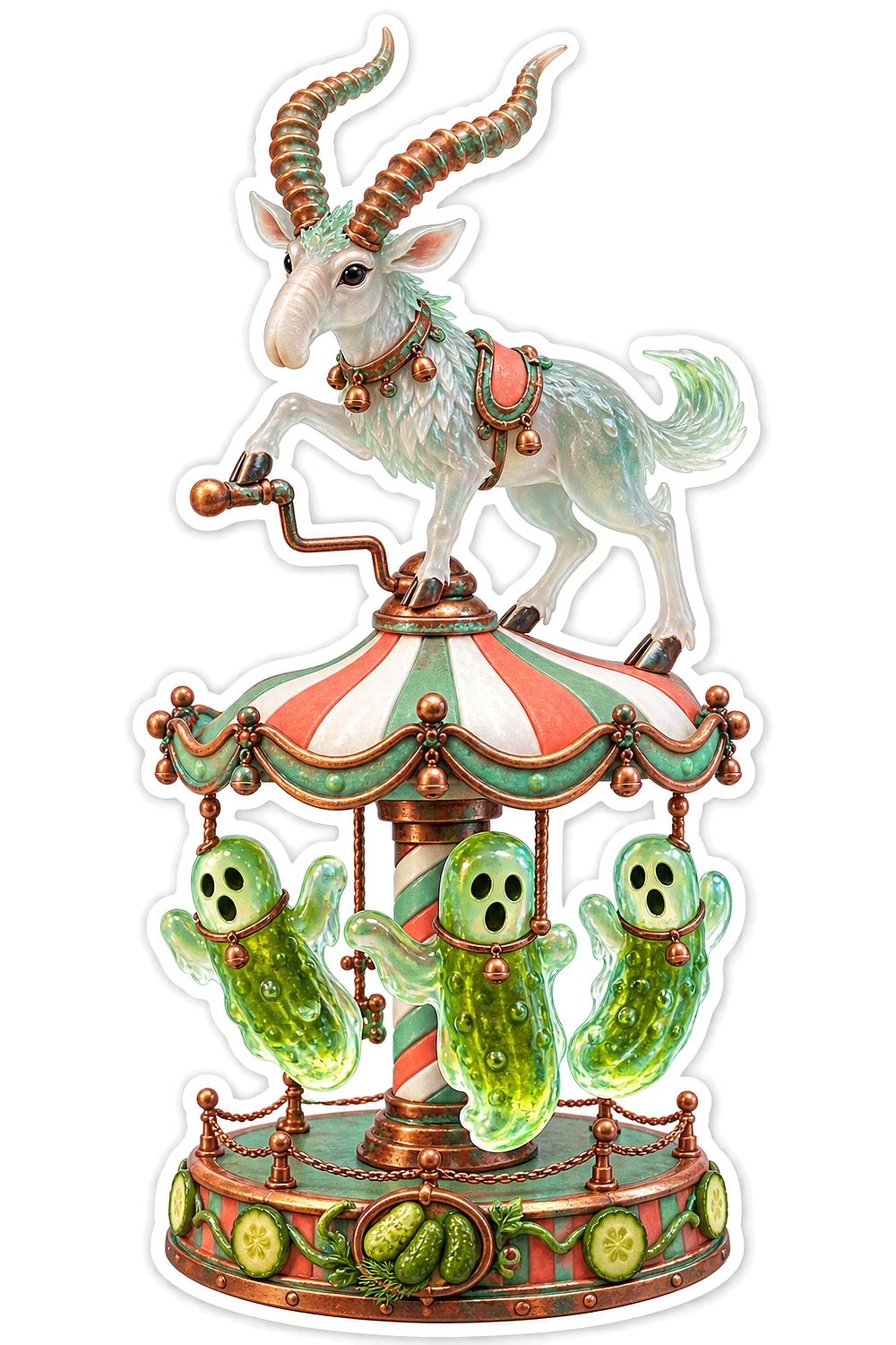 Acrylic Saiga Ghost Pickle Carousel Engineer Vinyl Sticker Decal