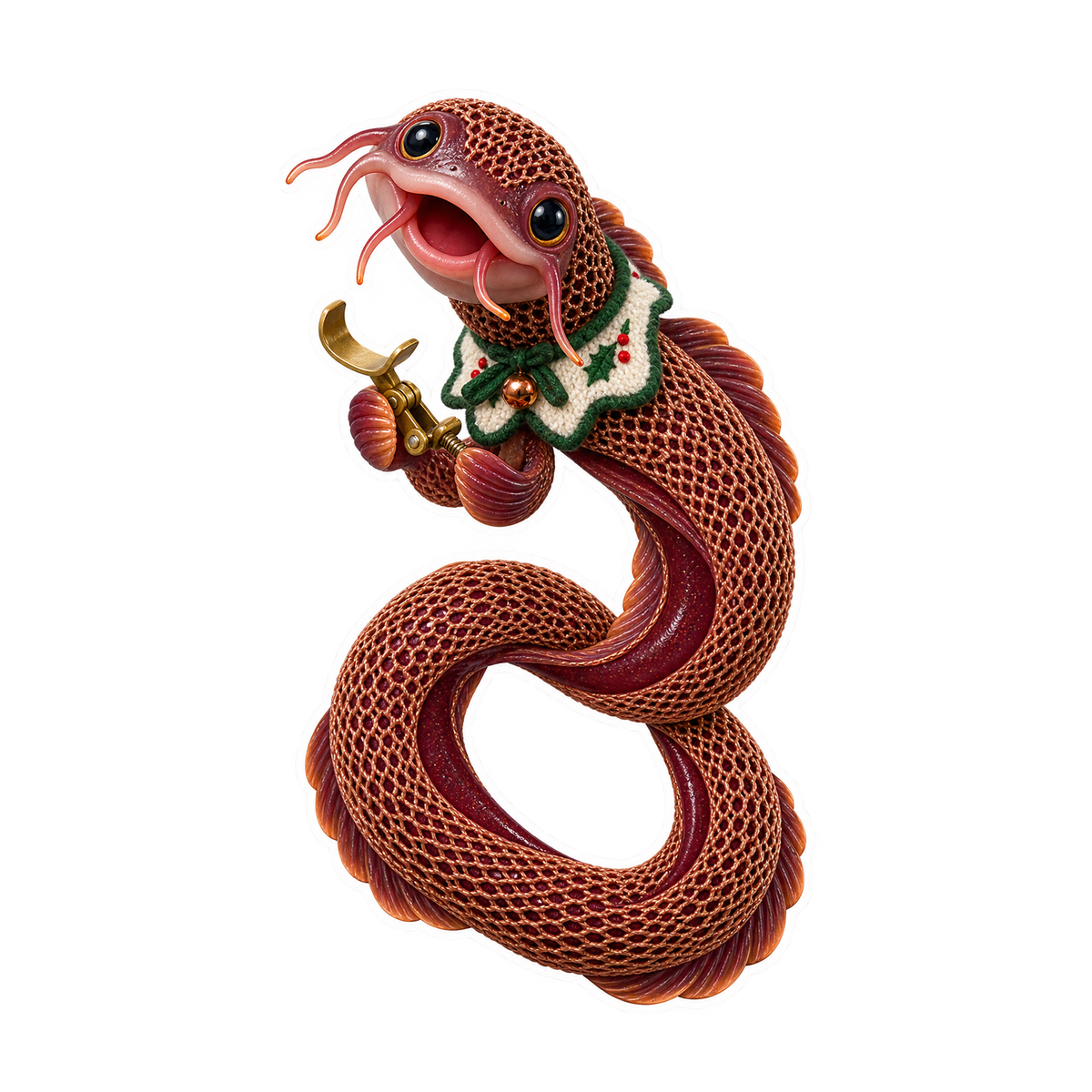 Copper Mesh Hagfish Candle Arch Clip Former Vinyl Sticker Decal