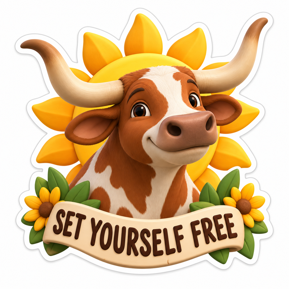 Set Yourself Free Vinyl Sticker Decal