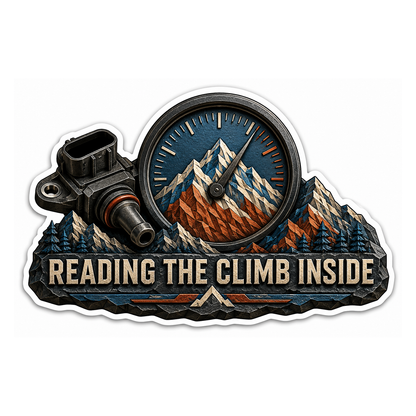 Map Sensor Altimeter Vinyl Sticker Decal