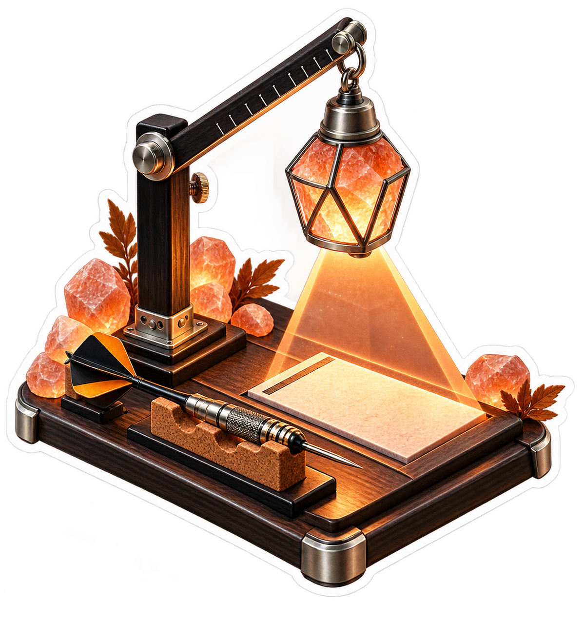 Halloween Darts Salt Crystal Throw Angle Lantern Vinyl Sticker Decal