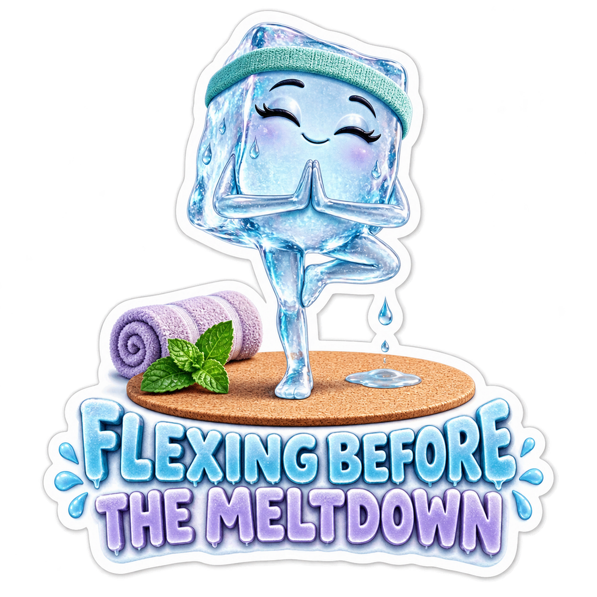 Ice Cube Yoga Coach Vinyl Sticker Decal