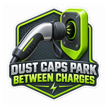 Ev Plug Dust Cap Dock Vinyl Sticker Decal