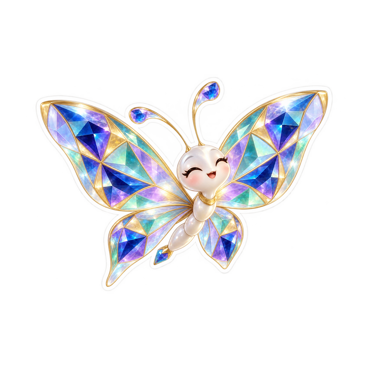 Celestial Starlight Prism Glide Vinyl Sticker Decal