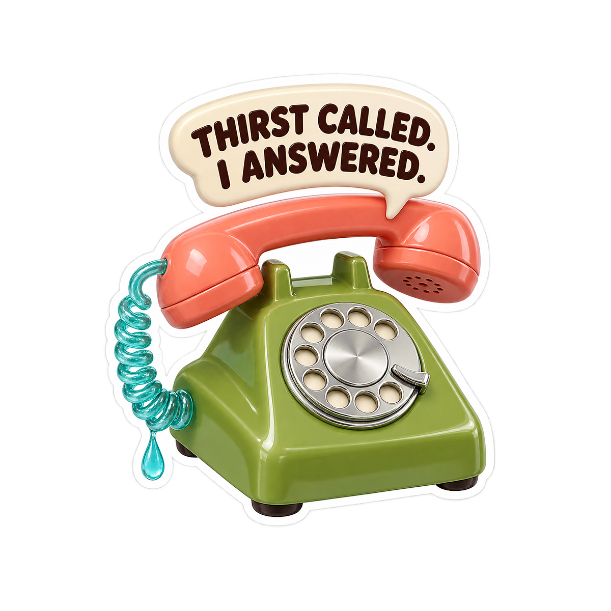 Thirst Called Answered Vinyl Sticker Decal