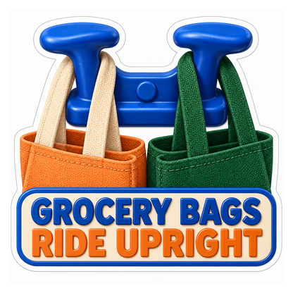 Trunk Grocery Bag Retainer Hook Vinyl Sticker Decal