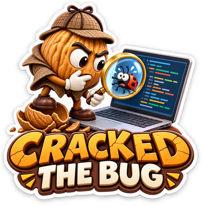 Cracked the Bug Owl Computer Detective Vinyl Sticker Decal