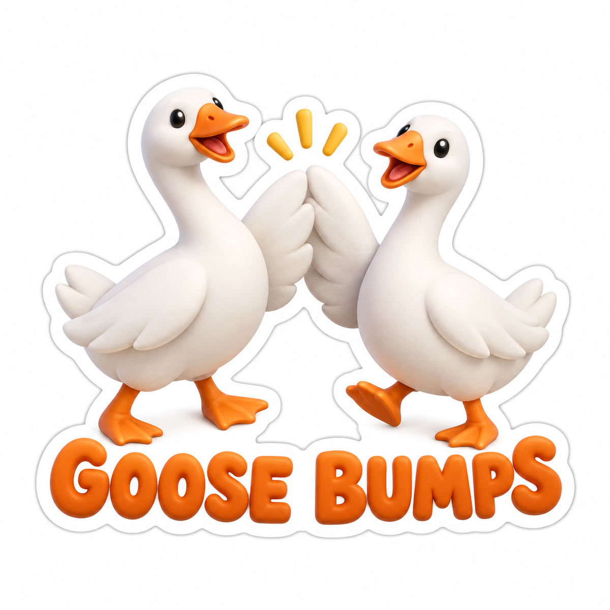 Goose Bumps Vinyl Sticker Decal