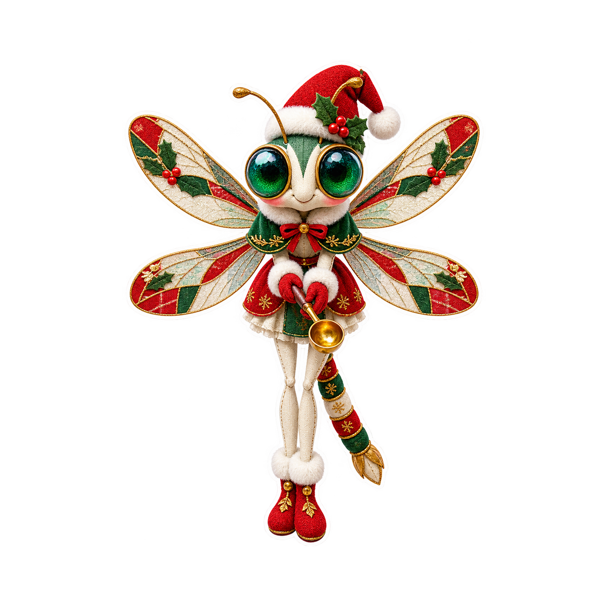 Collage Dragonfly Sealing Wax Spoon Keeper Vinyl Sticker Decal