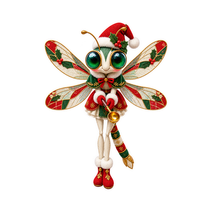 Collage Dragonfly Sealing Wax Spoon Keeper Vinyl Sticker Decal