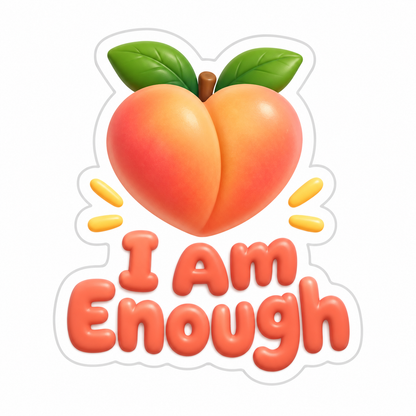 I Am Enough Vinyl Sticker Decal