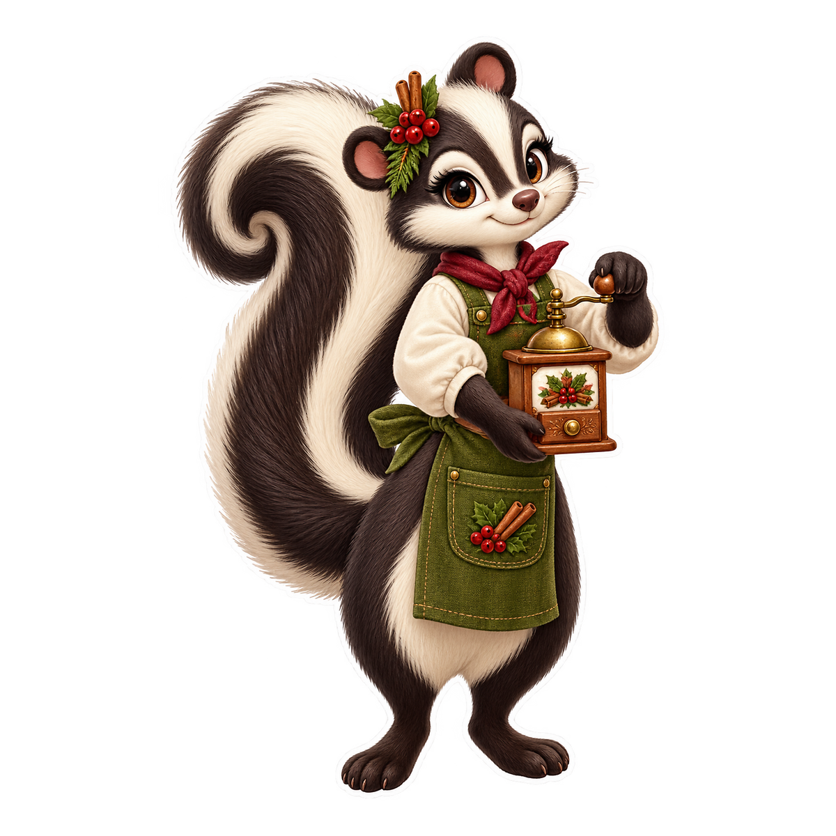 Spun Sugar Skunk Cinnamon Miller Vinyl Sticker Decal